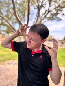 A man suffering from Tinnitus